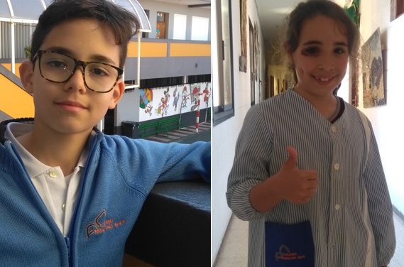 Aarón de Armas Herrera, alumno de 4º de Primaria, entrevista en «Famosos del Cole» a Valeria Leal  Rivero, Campeona de Ciclismo en Canarias