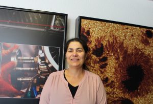 Begoña García Lorenzo, Coordinadora del Instituto de Astrofísica de Canarias, IAC, en «Reportajes», presentado por Miranda Trujillo y Alba Ramos